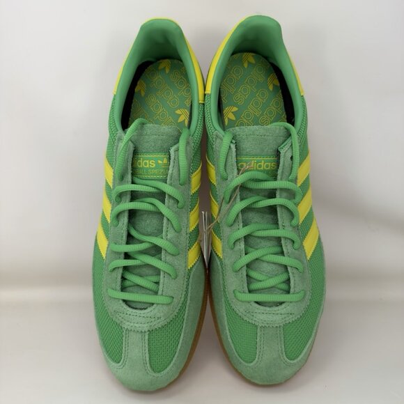 Adidas Handball Spezial Originals Shoes Green Yellow Men's Size 9.5 - Picture 5 of 8